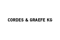 Schriftzug Cordes & Graefe KG
