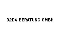 Schriftzug D2D4 Beratung GmbH
